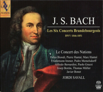 LES SIX CONCERTS BRANDEBOURGEOIS BWV 1046-1051 - JORDI SAVALL